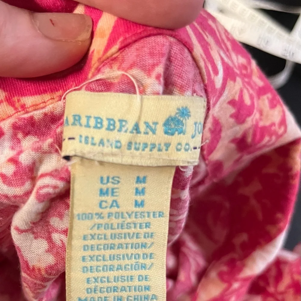 Caribbean Joe blouse size medium - Picture 6 of 8